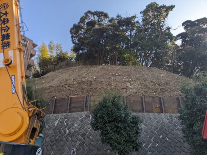 鎌倉市大船（斜面伐採） 作業後